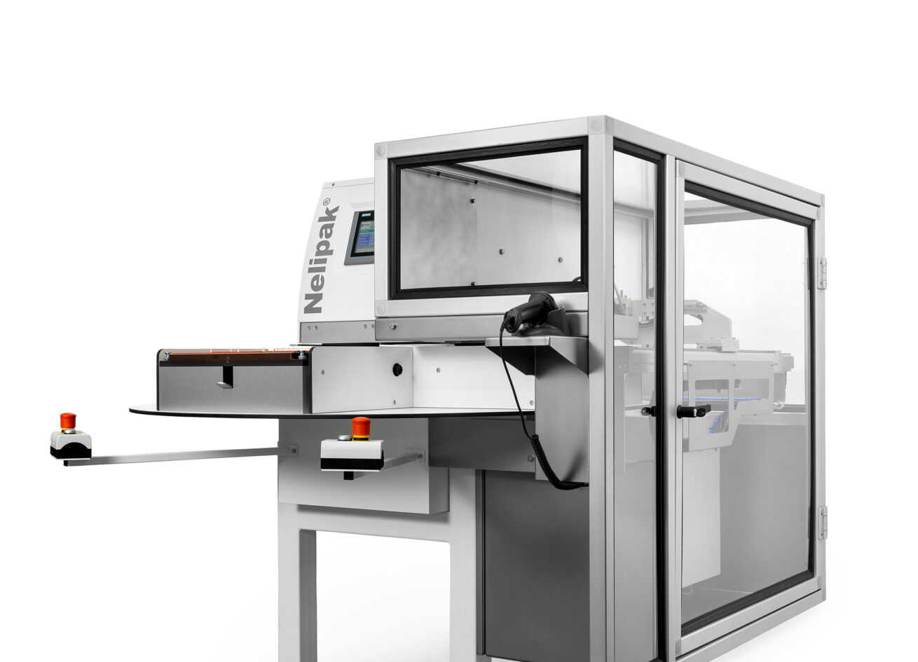 NX-B Rotary Sealer met printstation met Nelipak