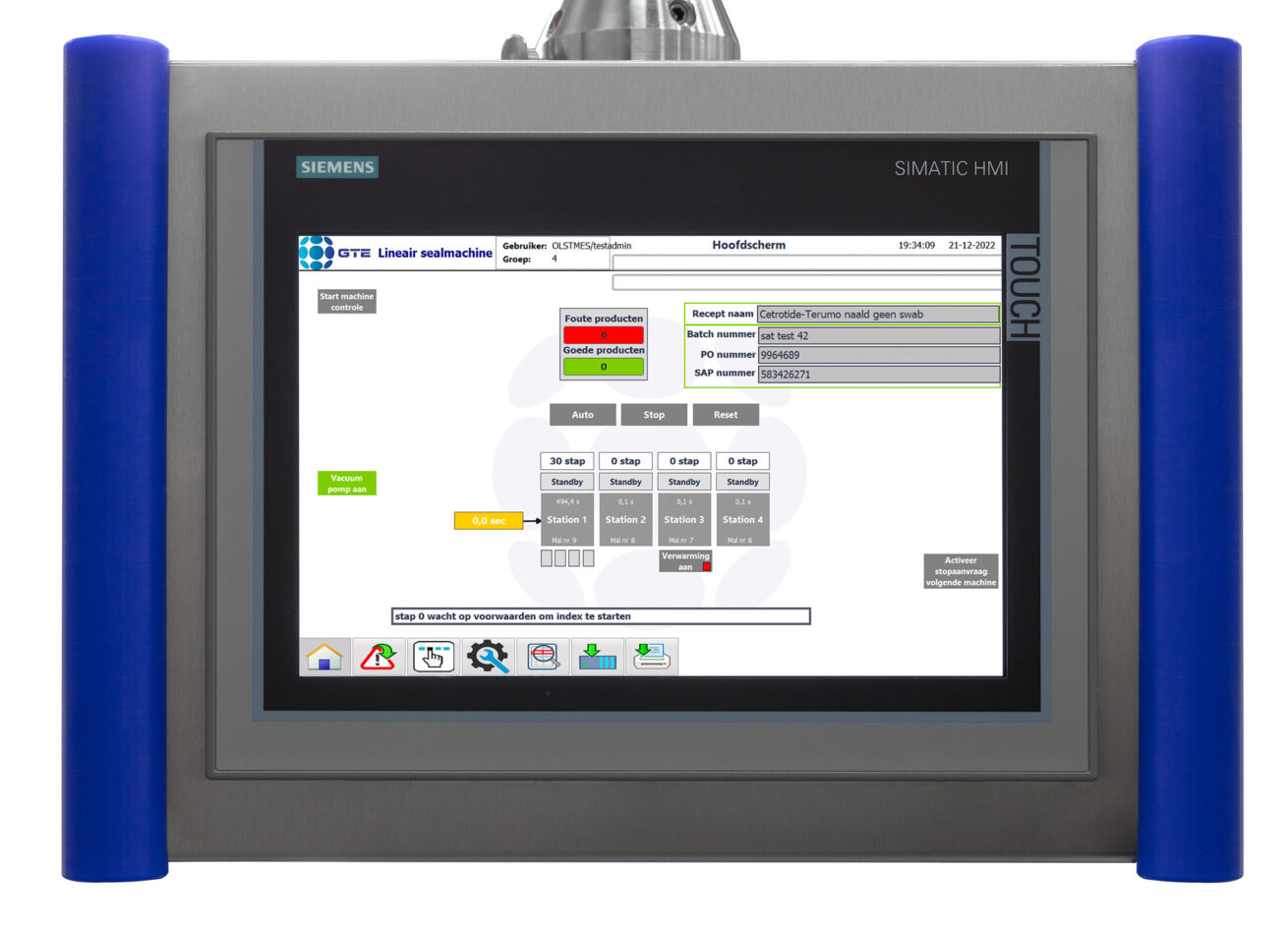 LAP-L semi-automatic blister sealing machin