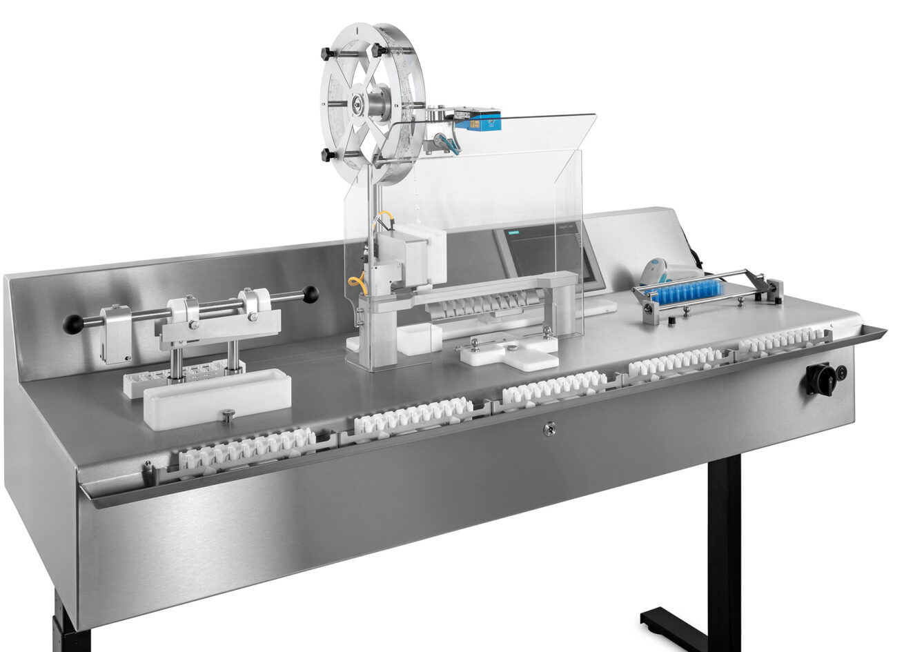 Semiautomatische assemblagemachine oogdruppel-device